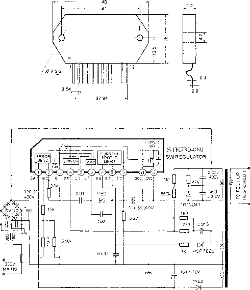 Stk730 080 схема включения