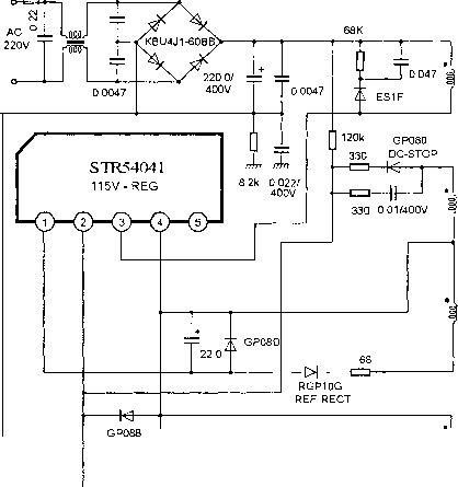 Str56041 схема включения